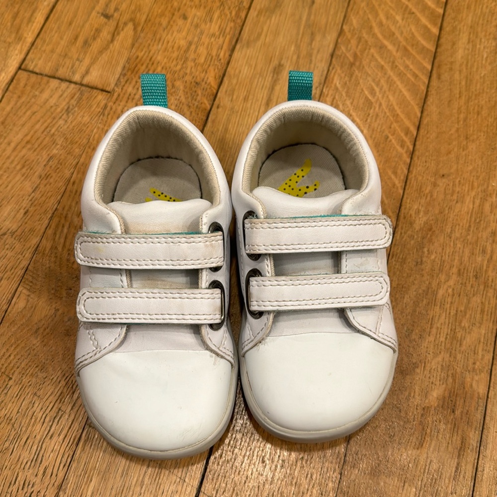 Ten Little White Shoes in Lightly Used Condition Toddler Size 7